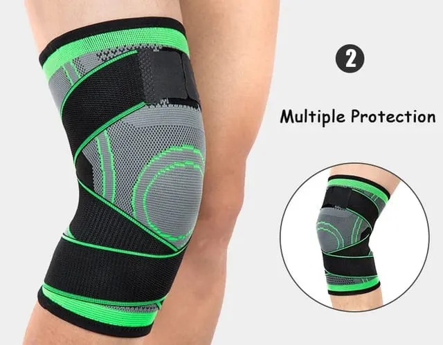 Rodillera Deportiva Unixes Elástica, Presurizada, Equipo De Fitness (x1 Unidad)
